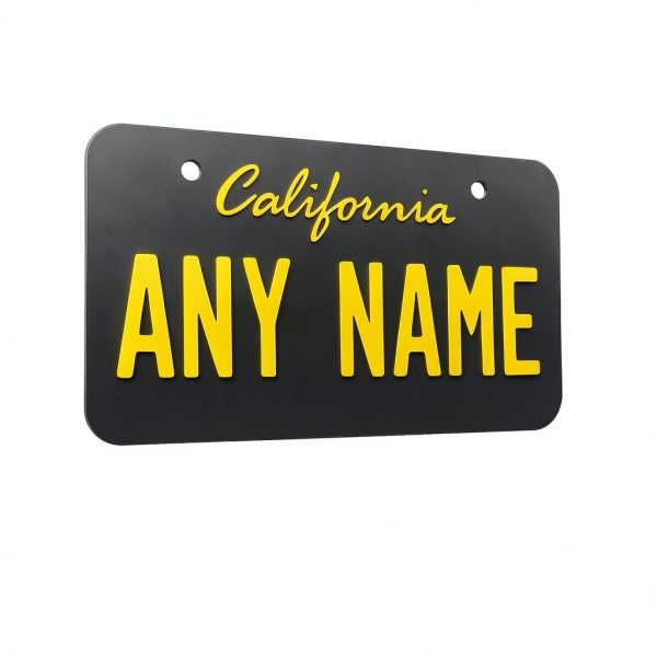 Custom Mini License Plates Universal Fit Metal-5
