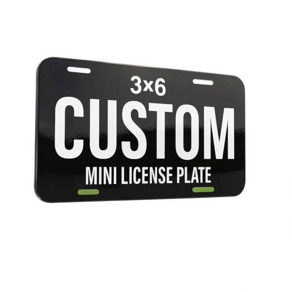 Custom Mini License Plate Modern Style-5