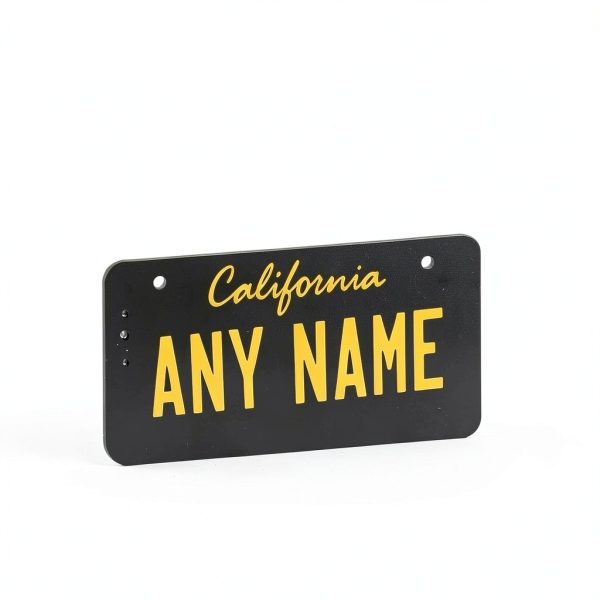 Custom Mini License Plates Universal Fit Metal-2