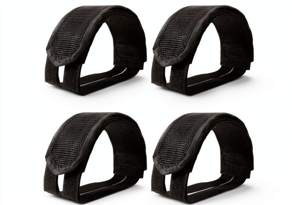 Bike Pedal Straps Outus Nylon Adjustable Black-0