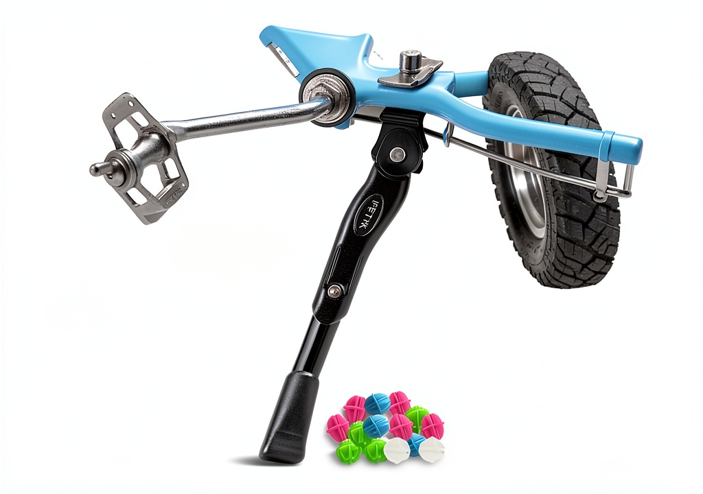 Adjustable bike stand for kids' bikes