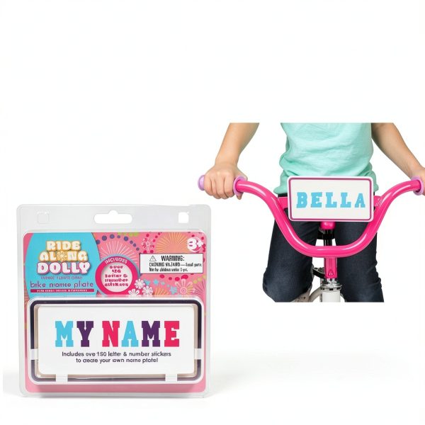 Ride Along Dolly Bicycle Name Plate-1