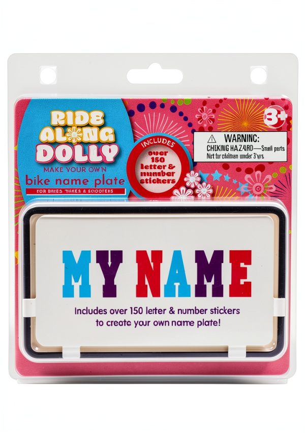 Ride Along Dolly Bicycle Name Plate-4