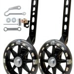 DDJKCZ Training Wheels 20cm Black Kids Bike Fit-0