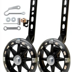 DDJKCZ Training Wheels 20cm Black Kids Bike Fit-0