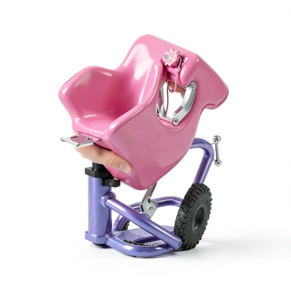 Purple Doll Bike Seat Ride Along Dolly Helmet-2
