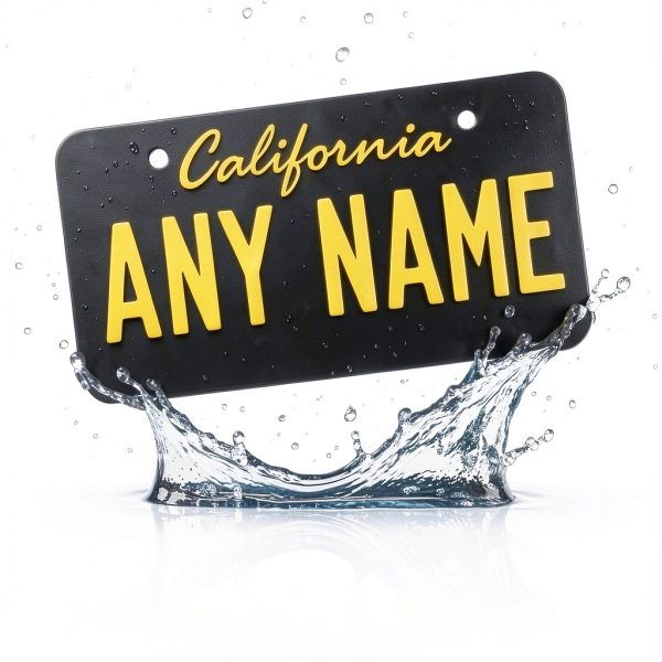 Custom Mini License Plates Universal Fit Metal-6