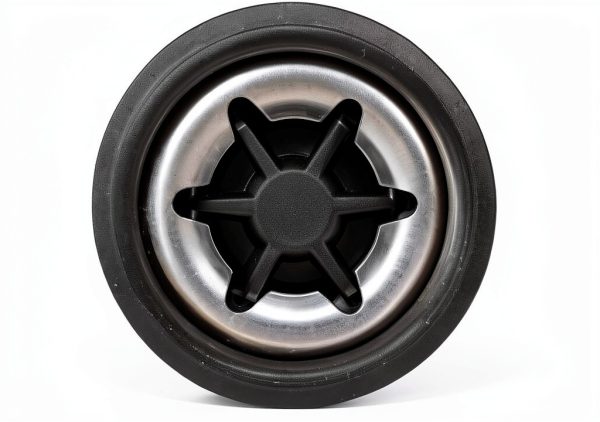 Bike Hub Caps Quadrapoint Snap-On Black 3/8in-1