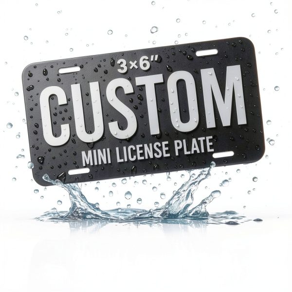 Custom Mini License Plate Modern Style-6