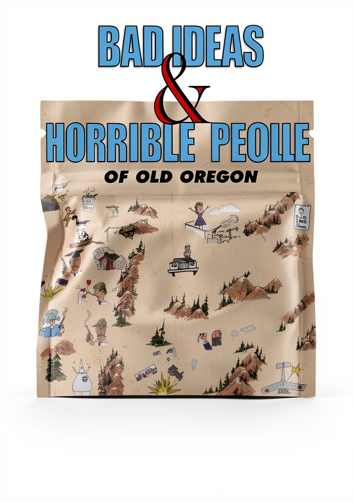 Reader exploring Oregon history on a Kindle device