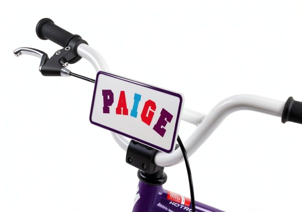 Ride Along Dolly Bicycle Name Plate-6
