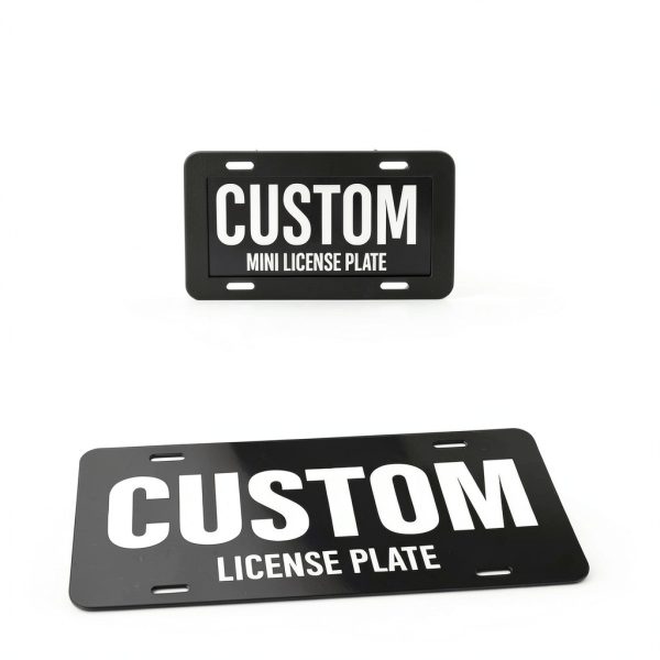 Custom Mini License Plate Modern Style-4