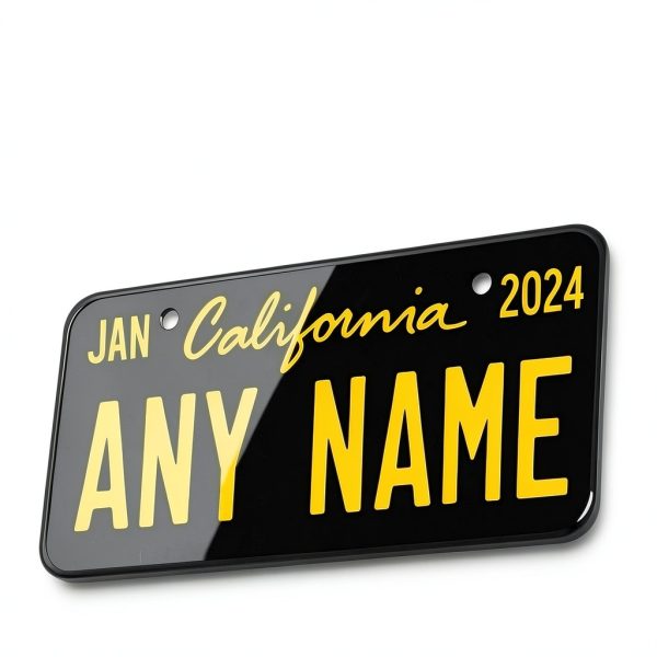 Custom Mini License Plates Universal Fit Metal-4