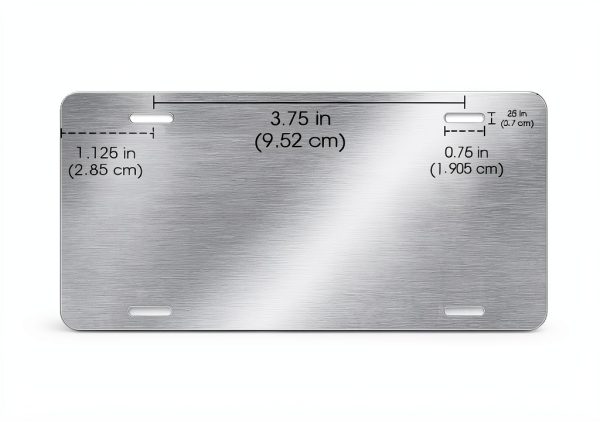 Custom Mini License Plate Modern Style-2