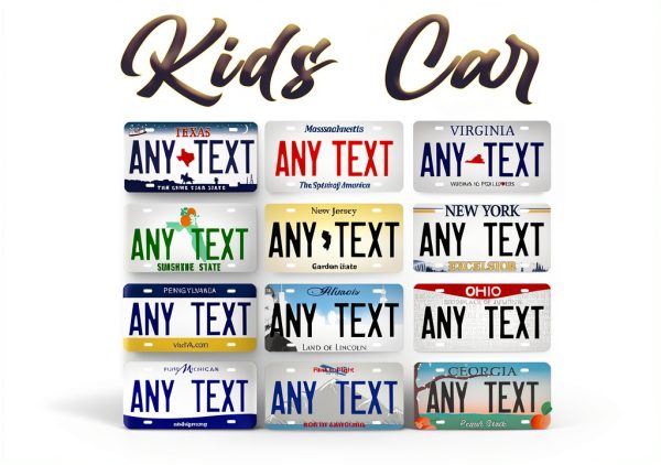 Kids Bike Name Plate Custom Pixel Creations Aluminum-7