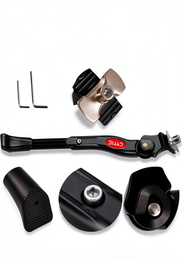 Bike Kickstand CYFIE Aluminum Adjustable Mount-1