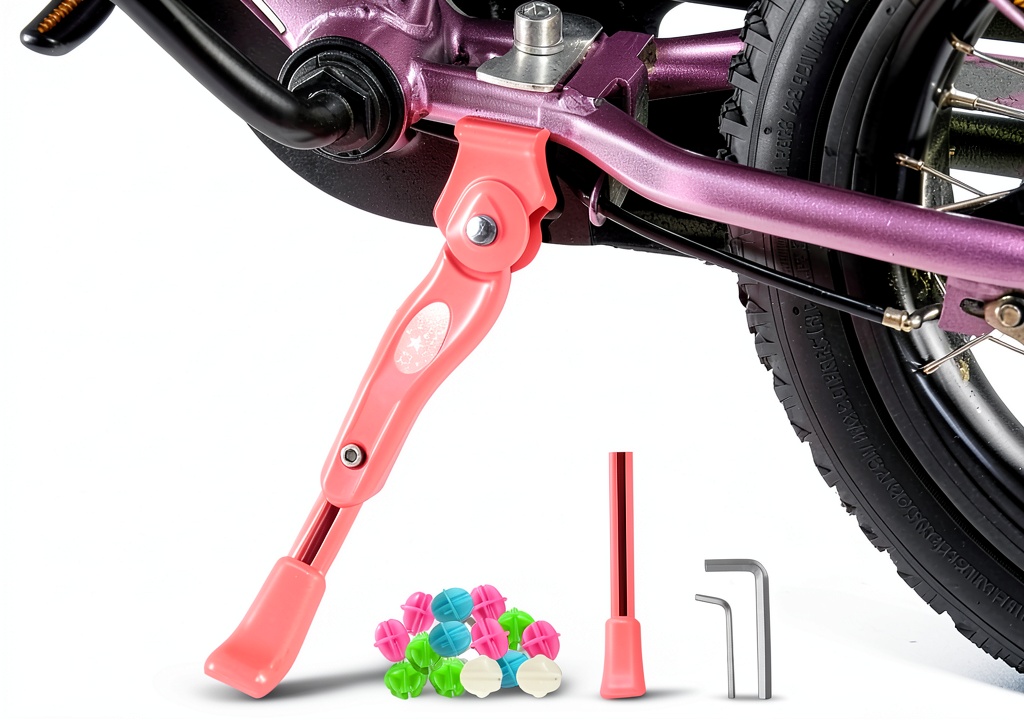 Adjustable bike kickstand for 16-18-20 inch bikes