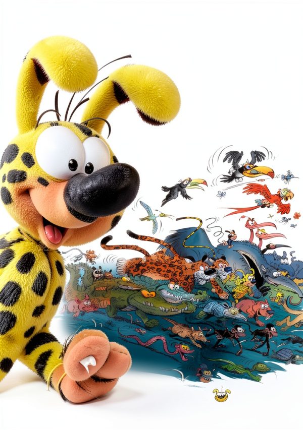 Marsupilami French Comic eBook by Marsu 48 Pages Humor for Teens-0