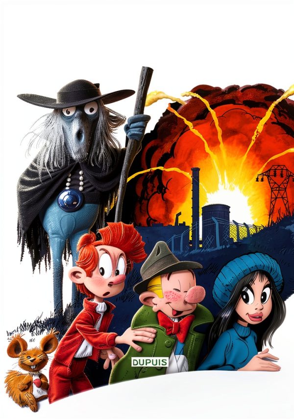 Spirou et Fantasio French Comic eBook by Dupuis Humor Adventure-0