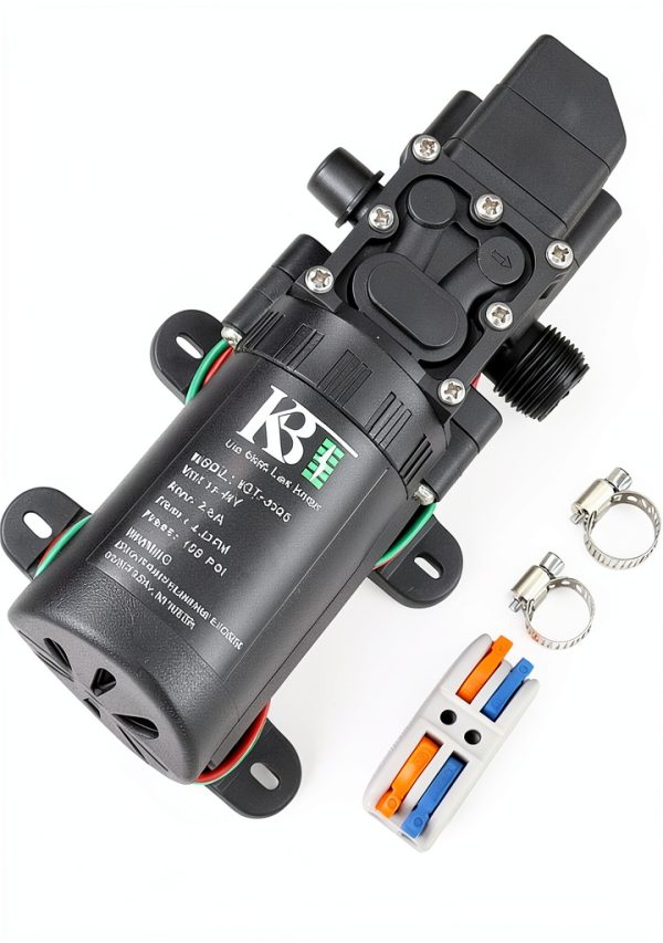 12V DC Water Transfer Diaphragm Pump KBT 4L/min 108PSI for RV Camping-0