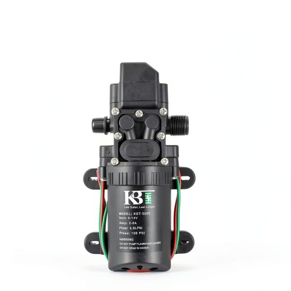 12V DC Water Transfer Diaphragm Pump KBT 4L/min 108PSI for RV Camping-4
